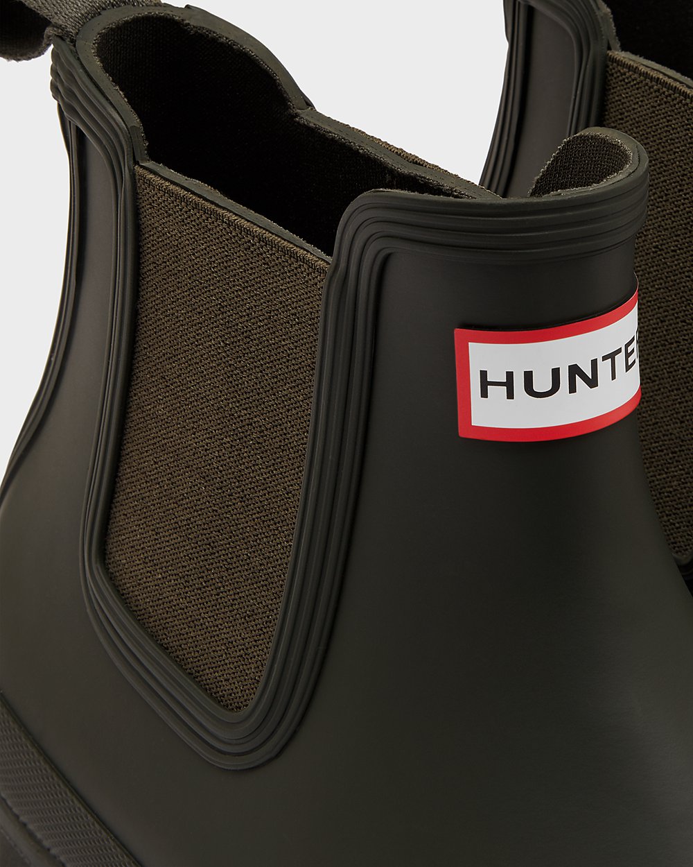 Botas Chelsea Hunter Hombre - Original - Verde Oscuro Oliva - IGHZRSO-79